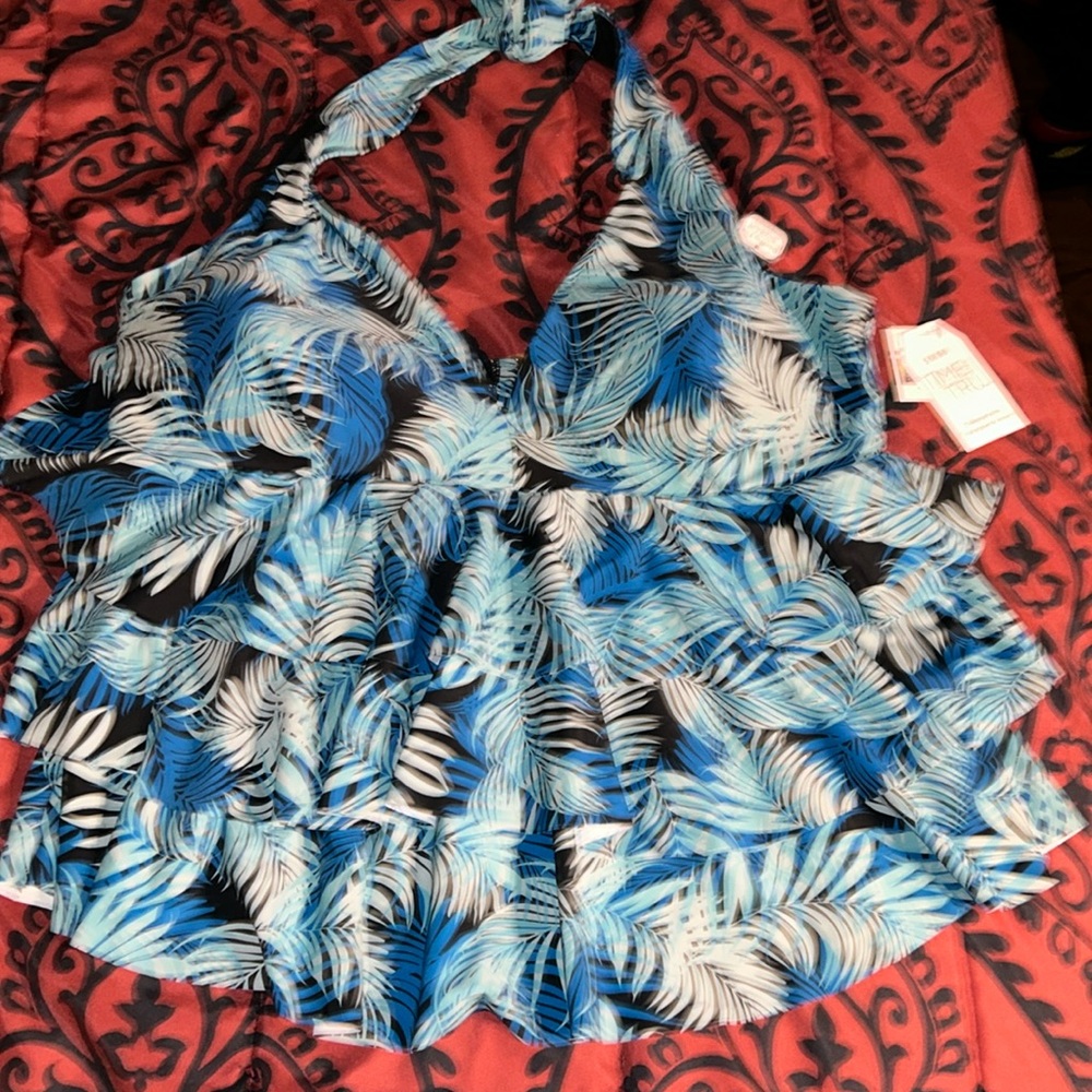 Time and Tru Halter Tankini size 3x